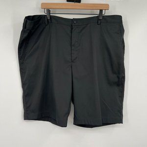 Nike Golf Dri-Fit Men's Size 42 black Flat Front 11" Golf Shorts